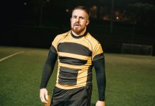 Rugby Players’ Uniforms person in rugby uniform