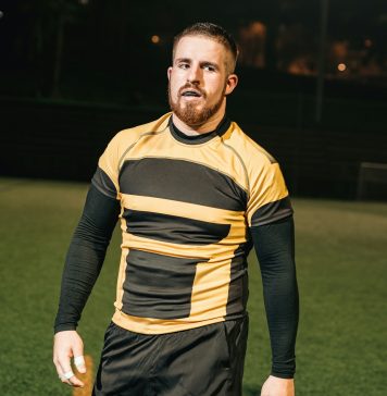 Rugby Players’ Uniforms person in rugby uniform